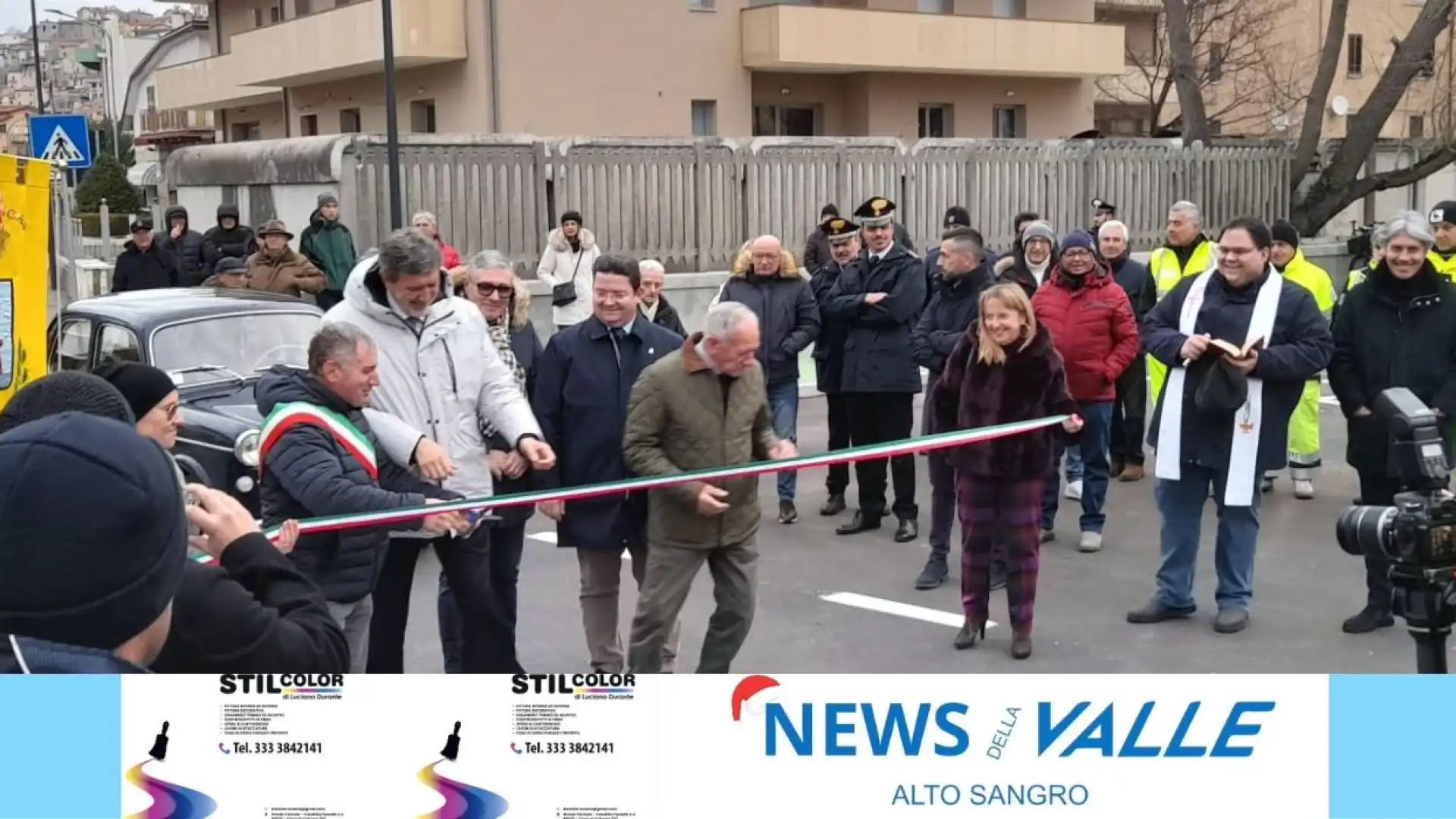 Castel Di Sangro: inaugurata la variante delle stazioni. Caruso: “Opera strategica per la città che eviterà il traffico pesante in centro”. Marsilio: “Miglioreremo la rete ferroviaria abruzzese”. Guarda il video.